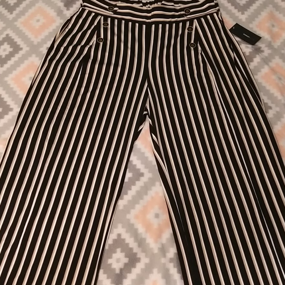 Vertical Stripped Pants